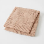 Florence Wool Blend Baby Blanket - Dusty Pink