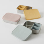 Rune Bento Box With Silicone Lid - Steele