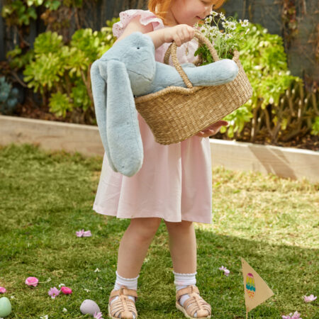 Jiggle & Giggle Pale Blue Easter Bunny