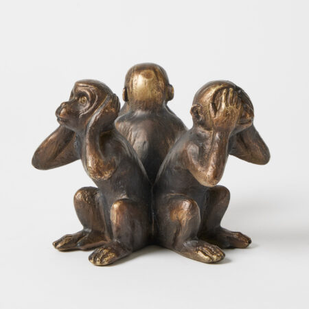 3 Wise Monkeys Sculpture