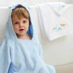 Sunshine Blue Hooded Poncho