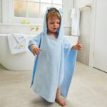 Sunshine Blue Hooded Poncho