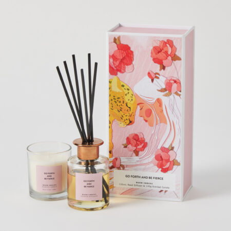 Go Forth And Be Fierce Candle & Diffuser Gift Set