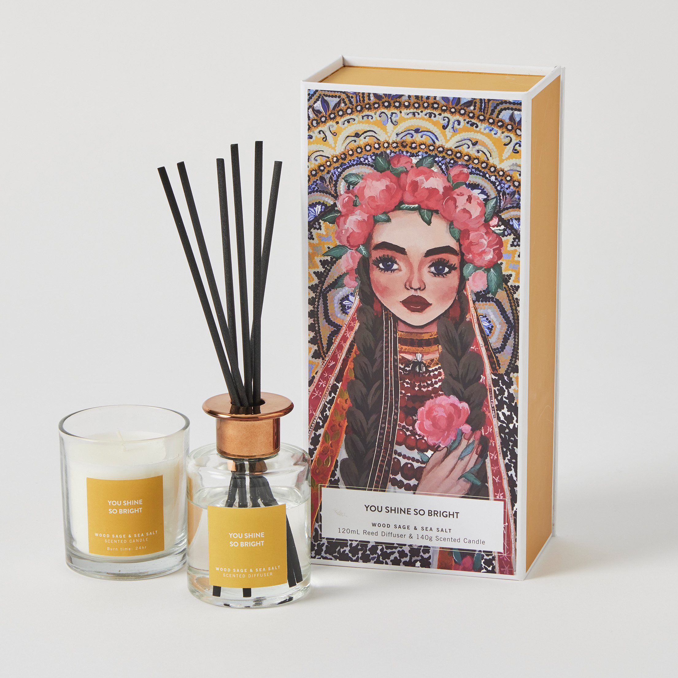 Go Forth And Be Fierce - Candle & Diffuser Set main image 1