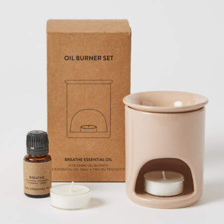Ritual Oil Burner Gift Set - Pink
