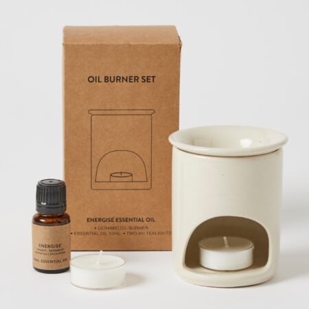 Ritual Oil Burner Gift Set - White