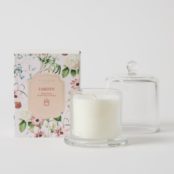 Jardin Glass Cloche Scented Candle