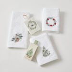 Happy Holidays Hand Towel 3 Asst Designs