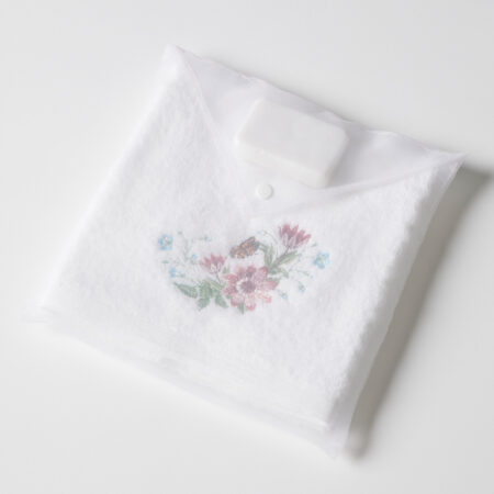 Jardin Hand Towel & Soap in Organza Bag