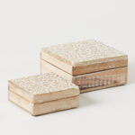 Ambretta Square Box Set Of 2