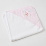 Birdie Embrioded Hooded Towel