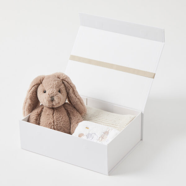 Taupe Bunny Hamper Gift Set