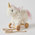 Unicorn Plush Pull Along