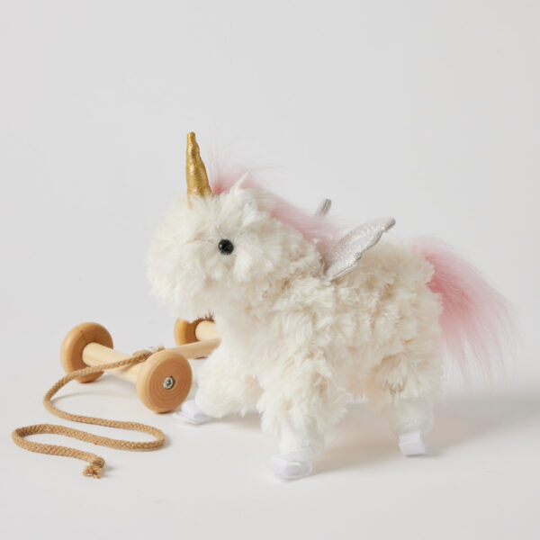 Unicorn Plush Pull Along