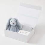Jiggle & Giggle Pale Blue Bunny Hamper Gift Set