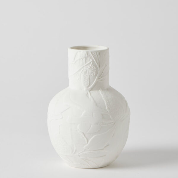 Banksia Round Vase Small - White