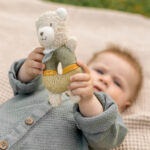 FehnNATUR Soft Ring Rattle Bear