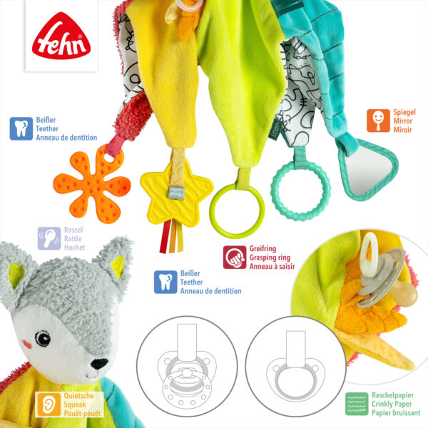 Fehn Activity Comforter Fox Deluxe