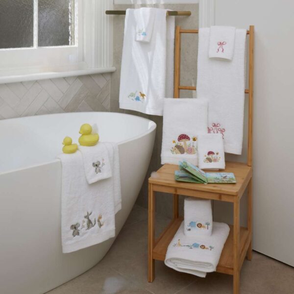 Little Critters Bath Towel & Face Washer in Organza Bag