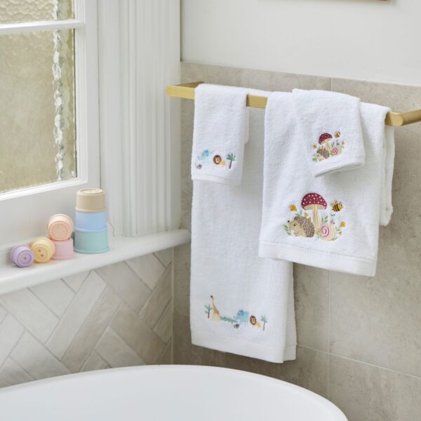 Jungle Adventure Bath Towel & Face Washer in Organza Bag