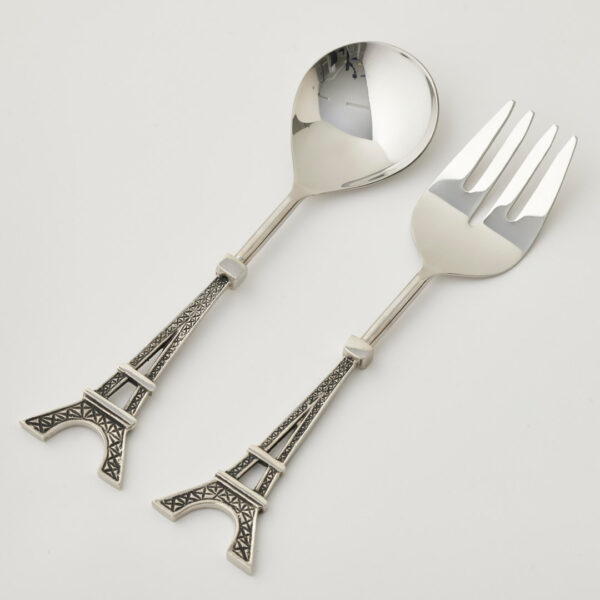 Eiffel Tower Salad Servers Set of 2