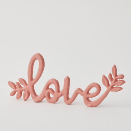 Love Sculpture - Pink