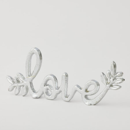 Love Sculpture - Silver