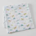 Dallying Dinosaurs Muslin Wrap