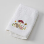 Mushroom Meadow Bath Towel & Face Washer in Organza Bag