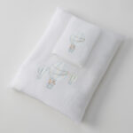 Balloon Voyage Bath Towel & Face Washer in Organza Bag