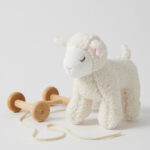 Lamb Plush Pull Along