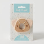 Riley Koala Silicone Teether - Peach