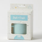 Riley Silicone Sippy Cup with Straw - Blue