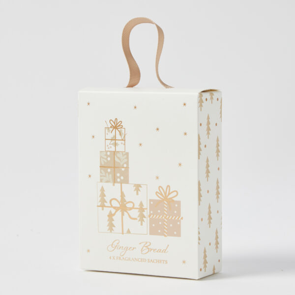 Spark Joy Set of 4 Scented Mini Sachets - Ginger Bread
