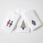 Christmas Wishes Hand Towel 3 Asst Designs