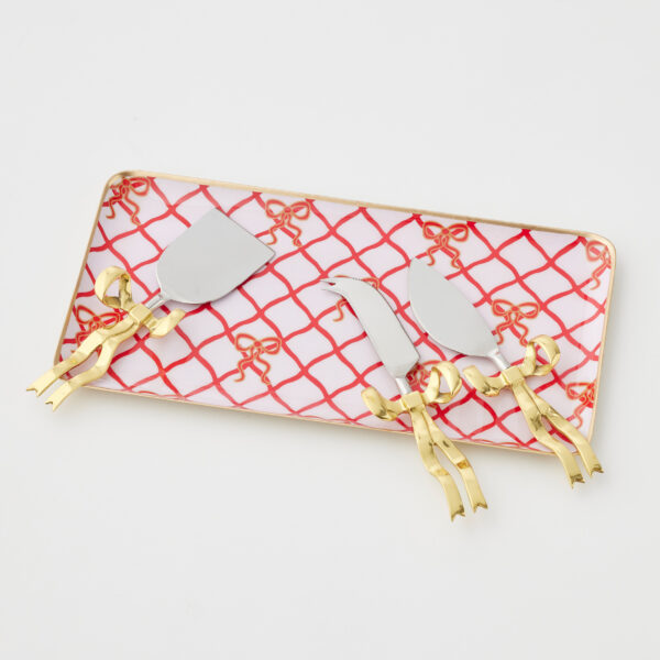 Bowtiful Cheese Knives Set of 3