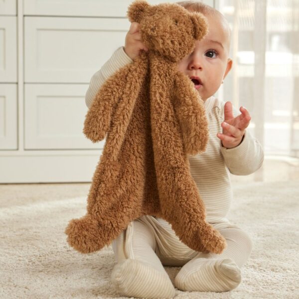 Cuddly Bear Comforter 2 Asst Colours