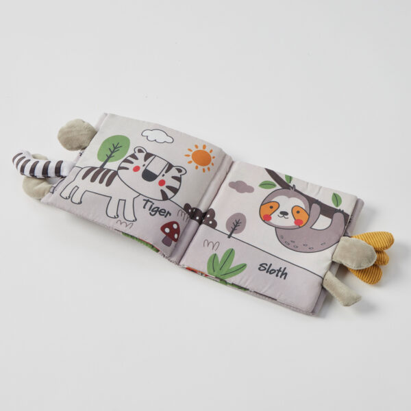 Farm Tails & Jungle Animals Fabric Books - 2 Asst Designs