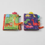 Jungle & Dinosaur Fun Fabric Books - 2 Asst Designs