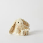 Floral Lemon Bunny Rattle