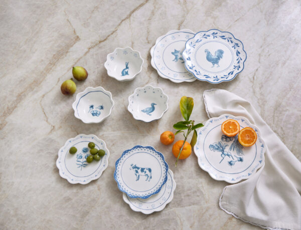Maison Bleue Petite Plate 3 Asst Designs