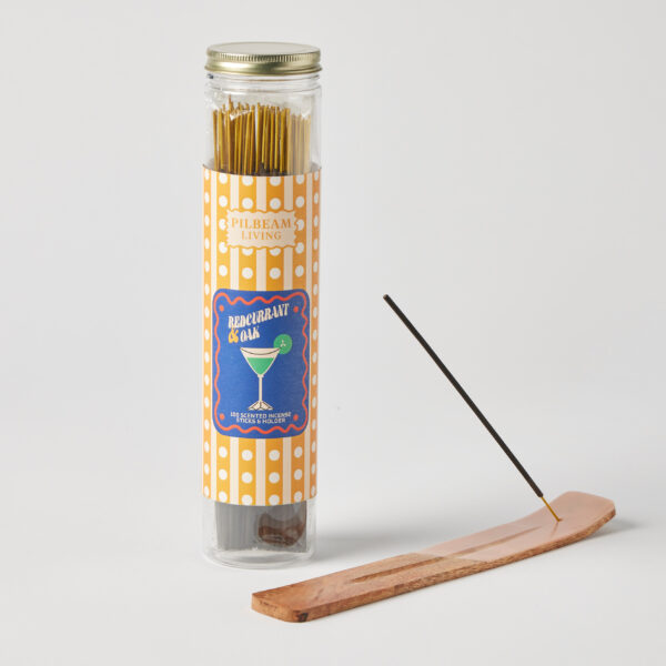 Redcurrant & Oak Scented 100pc Incense With Holder - Redcurrant, Oak & Amberwood