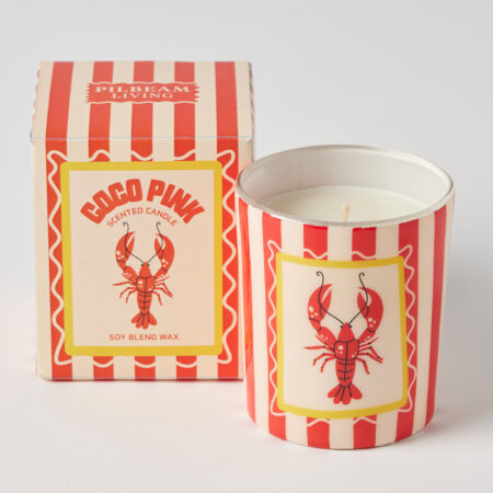 Coco Pink Scented Candle - Jasmine, Bergamot, Vanilla & Patchouli