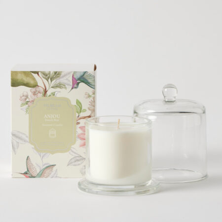 Anjou Glass Cloche Scented Candle – French Pear (EHFR145)