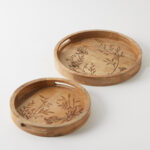 Botanical Buzz Trays Set of 2