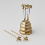 Bee Cocktail Picks Set of 6