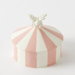 Nature's Harmony Trinket Box - Pink/Cream