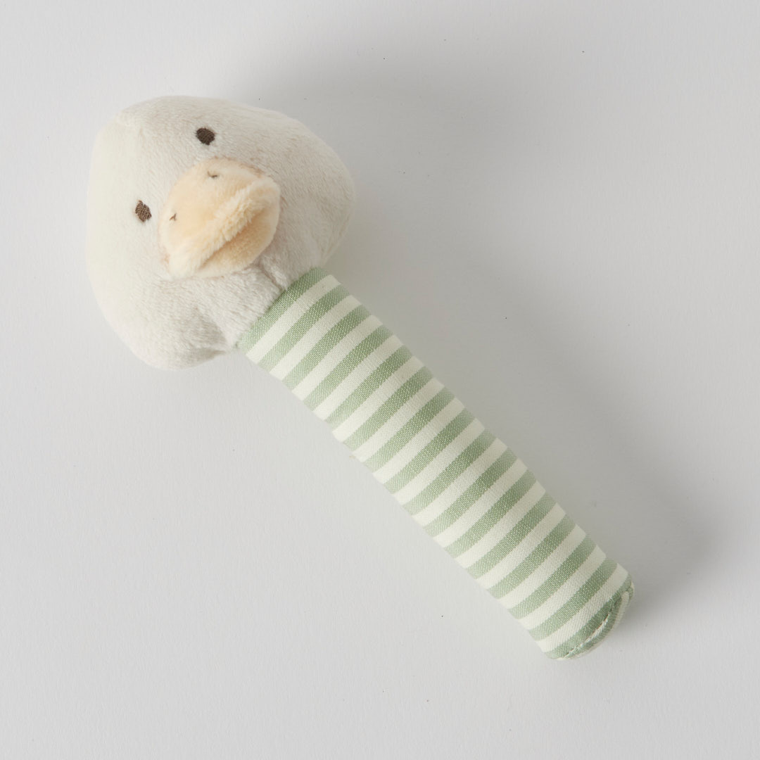 Tadick Rattle Jiggle & Giggle Stripe Duck Rattle - Pilbeam Living