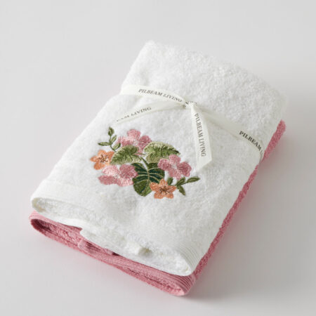 Anjou Hand Towel Set of 2 (1 Plain)