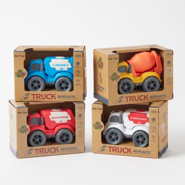 Bioplastic Utility Truck Small - 4 Asst Designs
